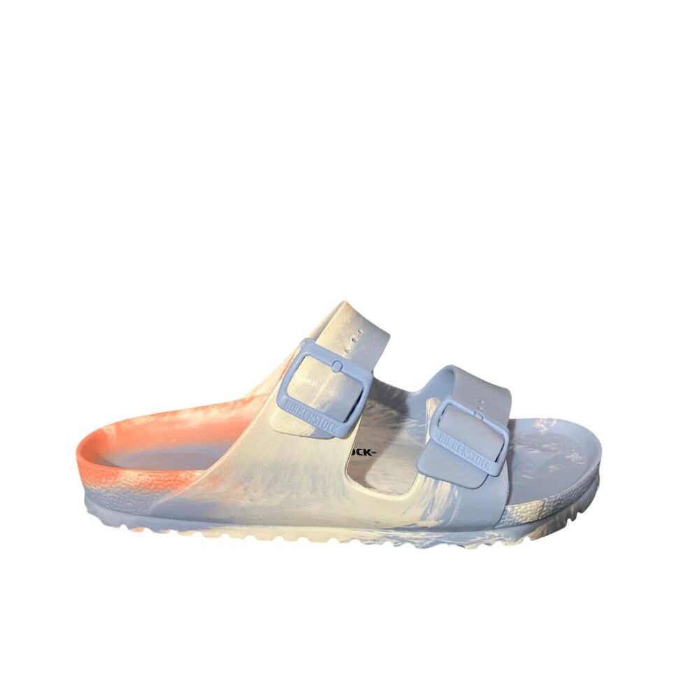 Birkenstock Arizona Eva Two-Strap Coral Peach Multi Women’s US 10 EU 41 NIB NEW